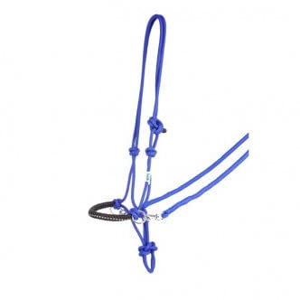 Knotenhalfter mit Zügel
