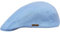 Sterkowski Gecko Schiebermütze Sommer | 100% Leinen Mütze Herren Und Damen | Italienische Peaky Style Lässige Retro Gentleman Gatsby Flatcap Sonnenhut Trendmütze Golf Cap Hellblau 61