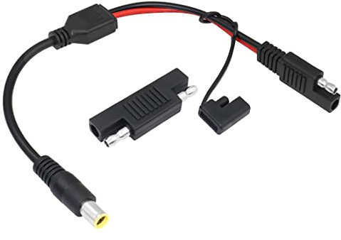 YACSEJAO SAE auf DC 8 mm Kabel 14 AWG 30cm DC 8 mm Stecker auf SAE-Stecker-Adapter für Wohnmobil und Solargenerator, tragbares Solarpanel