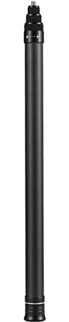 Unsichtbarer Selfie-Stick 36cm-150cm, Andoer Tragbarer Selfie-Stick Kohlefaser-Ständer Kamerahalterung 1/4 Zoll Schraubbefestigung Kompatibel mit Insta360 X2/X3