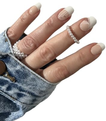 Zaubernägel4Home- UV-Wraps, UV-Nagelfolien, Gel Nail Wraps, semi cured gel nails (Glamour French)