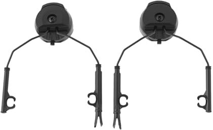 OTOTEC Taktische Helmschienen-Adapter, kompatibel mit Peltor Comtac-Headset, sichere Passform für Helme der FAST/ACH/MICH-Serie, 1 Paar