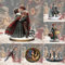 TCIQHVCG Outlander-Weihnachtsschmuck, dekorative Weihnachtskränze mit Figuren, weihnachtliche Feiertagsdekorationen, Weihnachtsbaumbehänge, Weihnachtsbaumschmuck(6pcs)