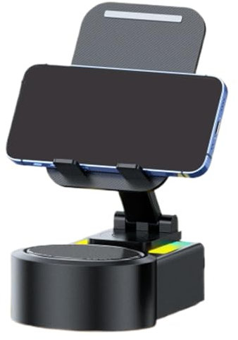 Sonicdrop dock Nessun Altoparlante Magico Supporto Ricarica, 3 Su 1 Porta Telefono Altoparlante Ricaricabile, Supporto Telefono Rotazione 360 pieghevole Luce Ambientale LED, Supportos Regolabili