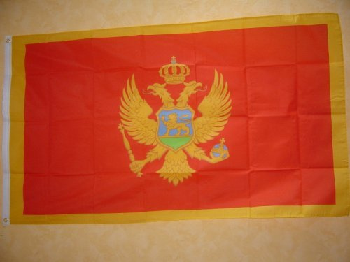 Fahnen Flaggen MONTENEGRO 150 x 90 cm