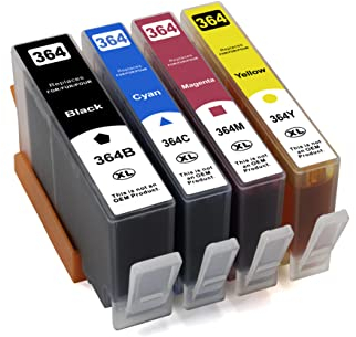ESMOnline 4 komp. XL Druckerpatronen Ersatz für HP Deskjet 3070 3070A 3520 / HP Officet 4620 4610 4622 1 x Schwarz 1 x Blau 1 x Rot 1 x Gelb