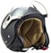 SOXON® SP-325 Mono „Night“ · Jet-Helm · Motorrad-Helm Roller-Helm Scooter-Helm Moped Mofa-Helm Chopper Retro Vespa Vintage Pilot Biker Helmet · ECE 22.05 Visier Schnellverschluss Tasche XS (53-54cm)