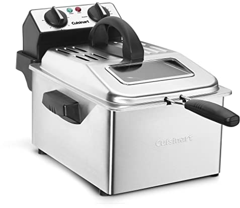 Cuisinart CDF-200 4-Quart Deep Fryer, Stainless Steel