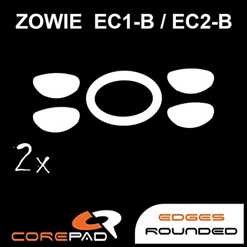 Corepad Skatez Pro 134 Pieds de Souris de Remplacement Compatible avec Zowie EC1-B / EC2-B