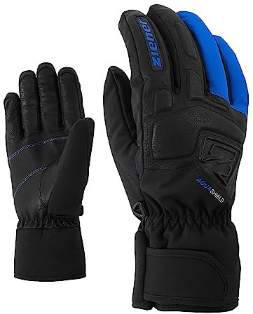 Ziener Herren GLYXUS Ski-Handschuhe/Wintersport | wasserdicht atmungsaktiv, persian blue, 8,5