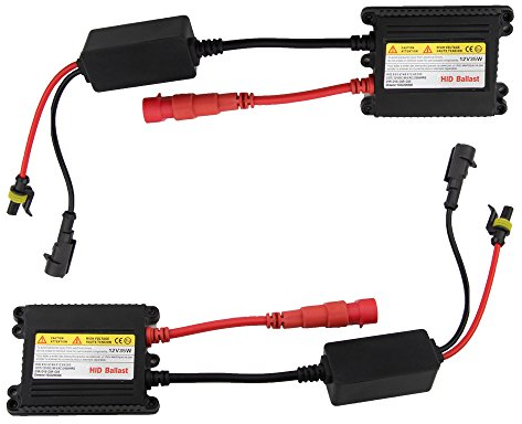 2pcs Mince Ballast Xenon HID 35W 12V Contrôle électronique Numérique Pour H1 H3 H7 H8 H9 H11 9005 9006 H4 Phare Lampe au Xénon Ampoule