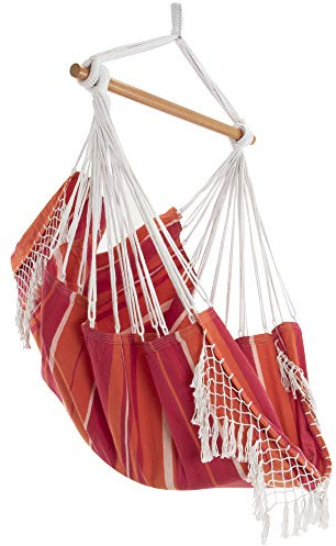 Vivere B536 Hängematte Sessel Baumwolle, Mimosa, mehrfabig
