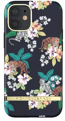 Richmond & Finch Kompatible mit iPhone 12 Mini Handyhülle, 5.4 Zol, Blumentiger Gehäuse, Komplett Schützende Handyhülle, 43019