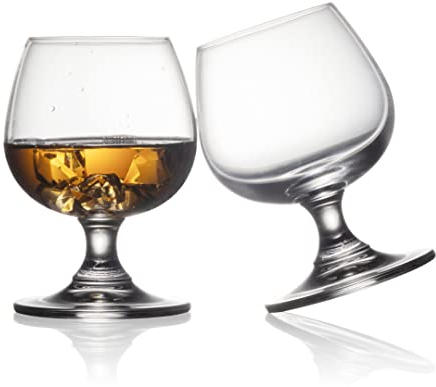 BothEarn Kleiner Brandy Snifter Set von 250 ml Kristall Whiskey Cognac Glas, gut für Hochzeit, Bar, Party, Zuhause, Cocktail
