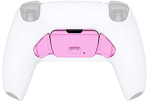 eXtremeRate Rise Remap Back Paddles für ps5 Controller Rise/RISE2.0 Remap Kit Ersatz Taste K1 K2 Rückpaddles(KEIN Full Kit)-Chrome Pink