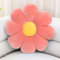 Sioloc ‌Blumenförmiges Kissen, Gänseblümchen-Kissen, Bodenkissen, Sitzkissen, Wohndekoration & Plüsch-Wurfkissen für Bett, Sofa, Sessel (Rot, 75cm)