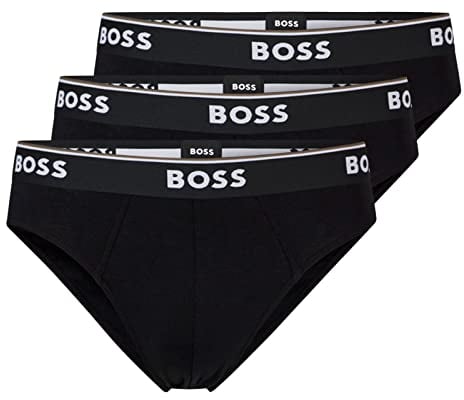 BOSS Herren Brief, 3er Pack Power, Black, XL