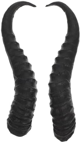 Black Horns Hair Clips Sheep Horns Horns Hair Ornament DIY Gothic Horns Headband Clips Accessories for Men Women Party Cosplay Costume Fancy Dress Photo Props