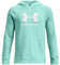 Under Armour Felpa con cappuccio in pile Rival (1 pezzo), Neo Turquoise / / Bianco, M
