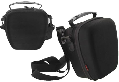 Navitech Black Rugged Hard EVA Protective Carry Case Compatible with Canon EOS R10 Mirrorless Camera