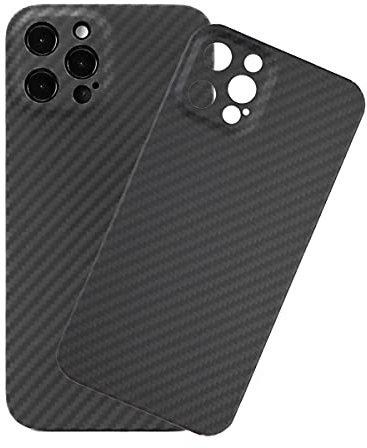 Ultra-Slim Case Cover for iPhone 13 Pro Max, Military Grade Carbon Fiber Kevlar Protective Hard Case for Business Men, Ultra Thin Anti-Scratch Non-Slip Shell Cover for Precise Hole iPhone 13 Pro Max