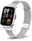 PaceBid Cinturino Compatibile con Xiaomi Redmi Watch 3, Cinturino in Metallo in Acciaio Inossidabile Con Fibbia Regolabile, Cinturino Sgancio Rapido di Ricambio per Xiaomi Redmi Watch 3 -Argento
