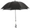 Harilla Sombrilla para Cochecito, Sombrilla para Cochecito con Clip, Impermeable, Sombrilla, Sombrilla para Bebé para Paseos Por, negro