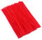 100 Stück Pfeifenreiniger, Rot Pfeifenreiniger Chenilledraht 6mm*30cm, Pfeifenputzerdraht für Handwerk DIY Craft Projekte Chenilledraht Biegeplüsch zum Basteln und Dekorieren Pipe cleaners red