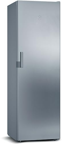 Balay, 3Gfe564Me, Frío, Congelador 1 Puerta Nofrost, F, Libre Instalación, 186 x 60 x 65 cm, 242 L, Puertas Acero Mate Antihuellas, Tirador de Fácil Apertura. Combina con 3Fce563Me.