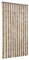 vidaXL Chenille Fly Curtain - Insect Door Screen in Dark Brown/Beige, Soft Strands for Easy Entry, 100x230cm for Home & Caravan