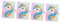 TOYANDONA 4 Stück Einhorn-Notizbuch schreibutensilien letter paper Tagebuch notizbuch mit schloss Notizbücher Notizblock Plüsch Molkerei für Mädchen horizontales Gitter Schlüssel