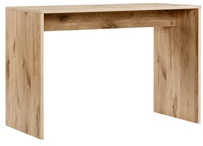 mokebo Schreibtisch klein in Eiche 'Der Produktive', auch als Computertisch & Arbeitstisch im Büro oder Kinderschreibtisch, PC Tisch oder Gaming Tisch im Kinderzimmer in 112x77x54 (B/H/T in cm)