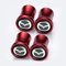 DZPFDC 4 Stück Reifen Ventilkappen für Mazda 2,Ventildeckel,Reifenventilkappen-Set,Ventilschutzkappen,Autoventil Kappe,Reifenwechsel Valve Caps