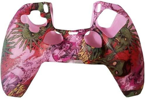 Coque de protection en silicone pour manette PS4 PS5 en 30 (rose zombie -22, PS4)