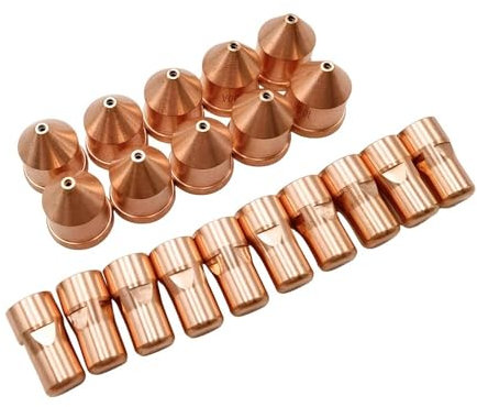 IPX102 IPXM102 40–120 A, luftgekühlt, kein HF-Plasma-Verbrauchsmaterial, 10 Elektroden und 10 Düsen, manuelle Brennermaschine, Schneidbrenner(1.1mm 50-60A)