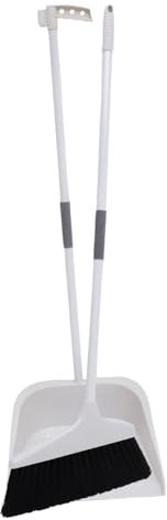 Didiseaon 1 Set Soft Bristle Broom and Dustpan Kit Ergonomic Home Cleaning Tools for Efficient Floor Maintenance Durable Versatile for Tile and Surfaces