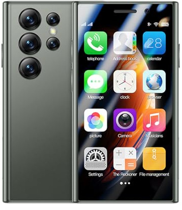 Longben Mini SIM-Free & Unlocked Mobile Phones Android 9, 3.0 Display Smartphone, 1950mAh Battery Phone, 2GB+16GB/1TB, 4G Dual Sim/Face Unlock/GPS/BT4.0, Green