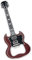 Guitar SG Flaschenöffner braun
