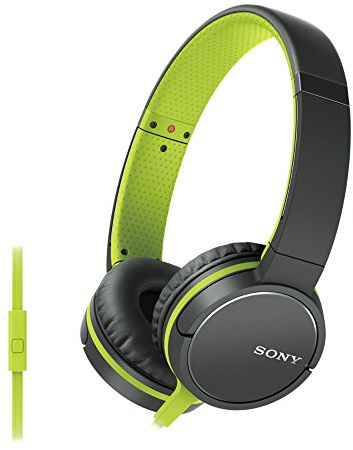 Sony MDR-ZX660AP Kopfhörer mit Headsetfunktion und In-Line-Remote grün