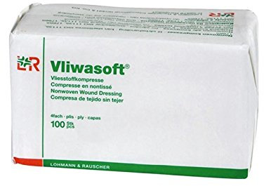 Compresses non tissées Vliwasoft® Dimension 5 x 5 cm - 94201- Certifié France Medical Industrie