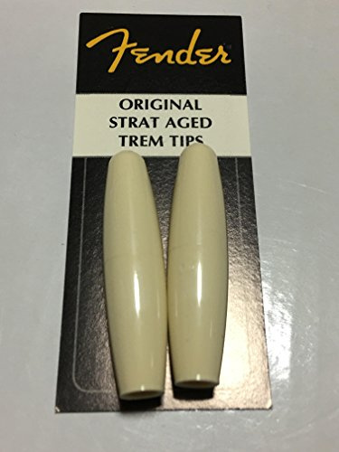Fender 099-4933-000 Stratocaster Tremolo Arm Tips, Aged White (2)