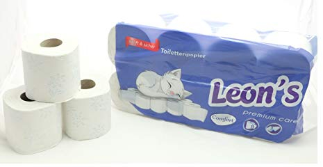 1 Palette (2.016 Rollen) Toilettenpapier, Klopapier, WC-Papier, 3-lagig, 150 Blatt, hochweiß