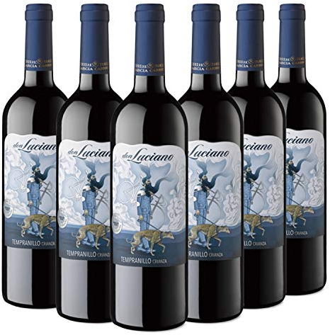 Don Luciano Crianza Vino Tinto D.O La Mancha - Pack de 6 Botellas x 750 ml
