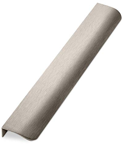 Möbelgriff BLANKETT round 300 mm Edelstahloptik gebürstet Griffprofil (Wird an die Frontinnenseite verschraubt) Schubladengriff Schrankgriff von SO-TECH®