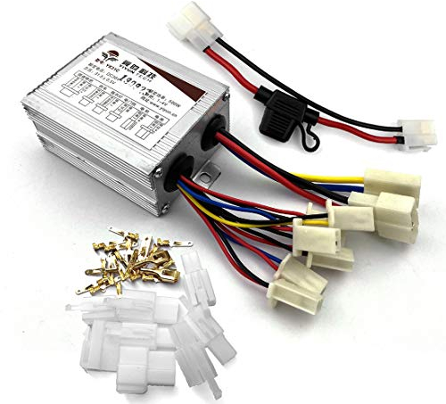 L-faster 500W Controller für gebürsteten Gleichstrommotor Yiyun Brush Controller 500W mit Sicherungsblock und (48V)