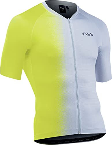 Northwave Blade T-Shirt Grey/Yellow Fluo XL