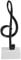 Larcele Musik Note Skulptur Home Decoration Tabletop Statue Schwarz YFBJ-01 (Stil A)