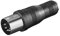 PremiumCord Adaptador Jack Hembra de 3,5 mm a DIN Macho para Tocadiscos, Amplificador, Radio