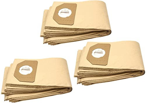 vhbw 30x Staubsaugerbeutel kompatibel mit Columbus SW-30-P Staubsauger - Papier, braun