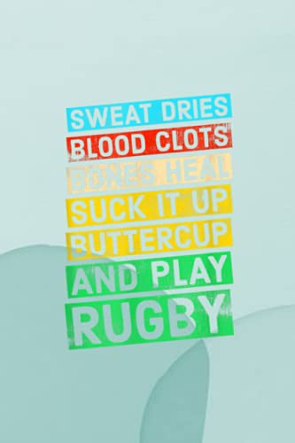 Asymmetric Graphpaper: Funny Rugby Quote: Play Rugby